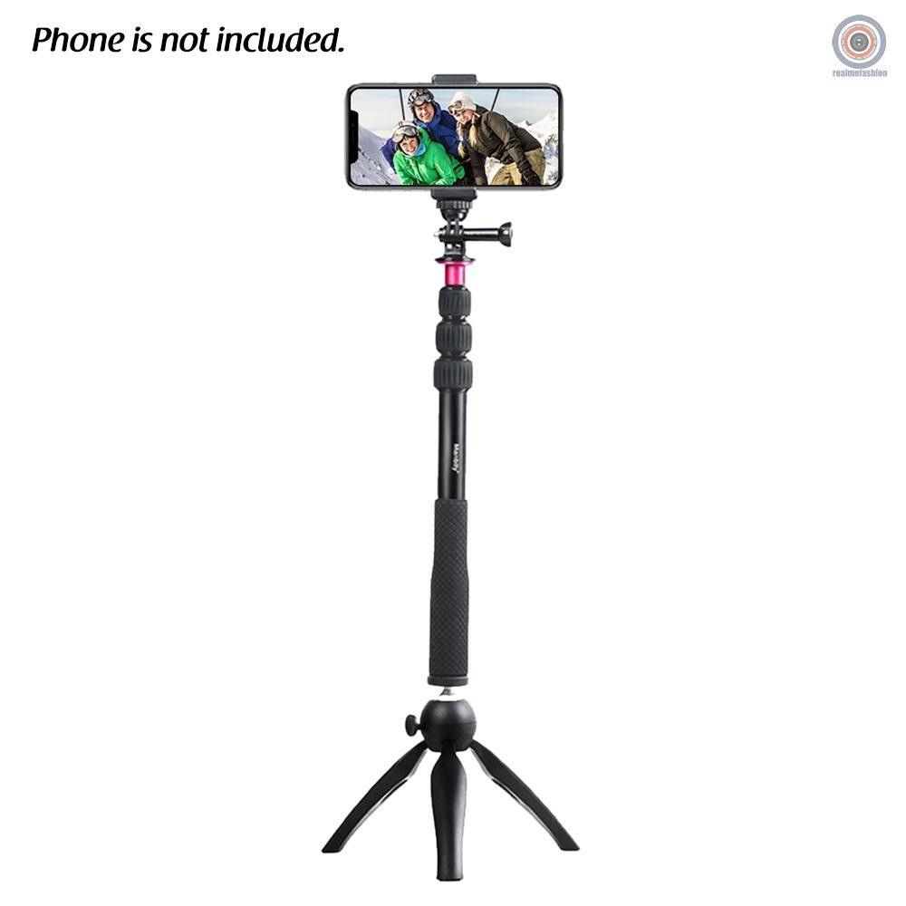 Gậy Selfie Rmfandoer Mini + Giá Đỡ Ba Chân + Điều Khiển Từ Xa Không Dây Cho Camera Kỹ Thuật Số X / 8 / 7 Plus S8 6 / 5 / 4 / 3 + / 3 Action