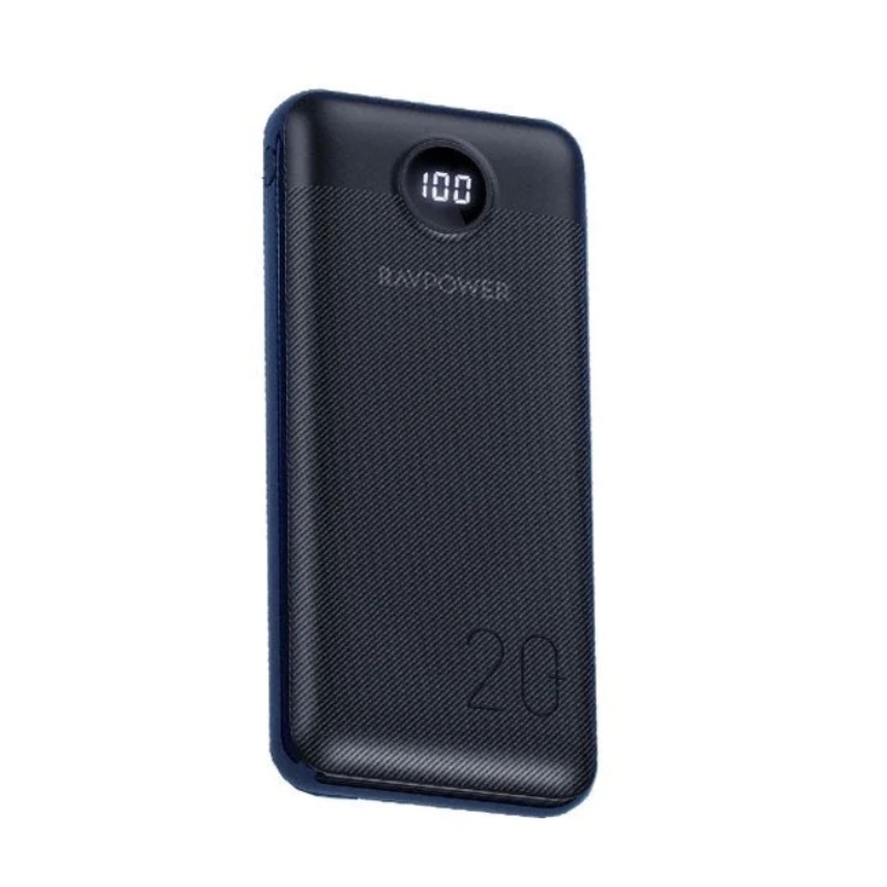 Pin dự phòng RAVPower RP-PB1205 dung lượng 20000mah, 3 cổng sạc nhanh PD 20W