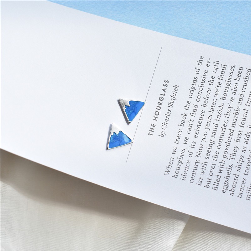 Hoa tai núi tuyết bạc 925