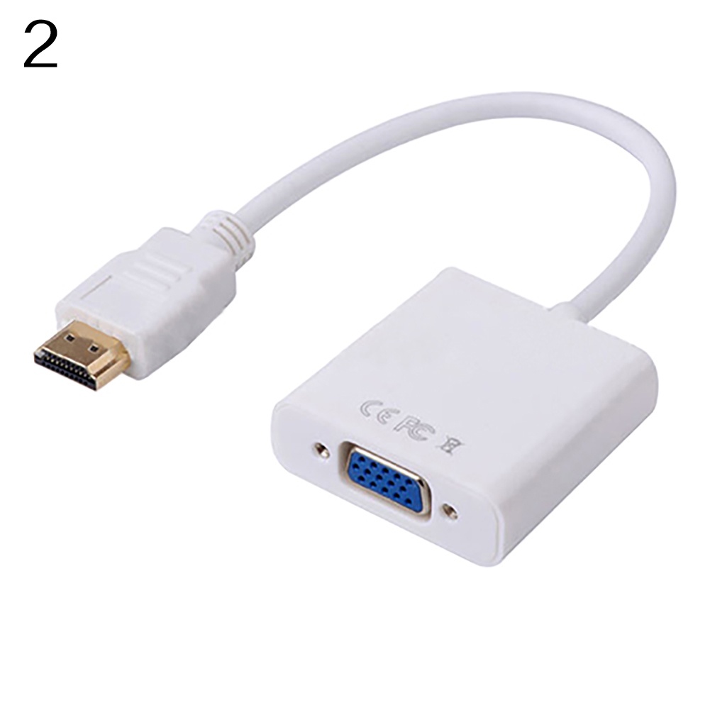 Dây Cáp Chuyển Đổi 1080p Hdmi Sang Vga Cho Pc Laptop Hdtv