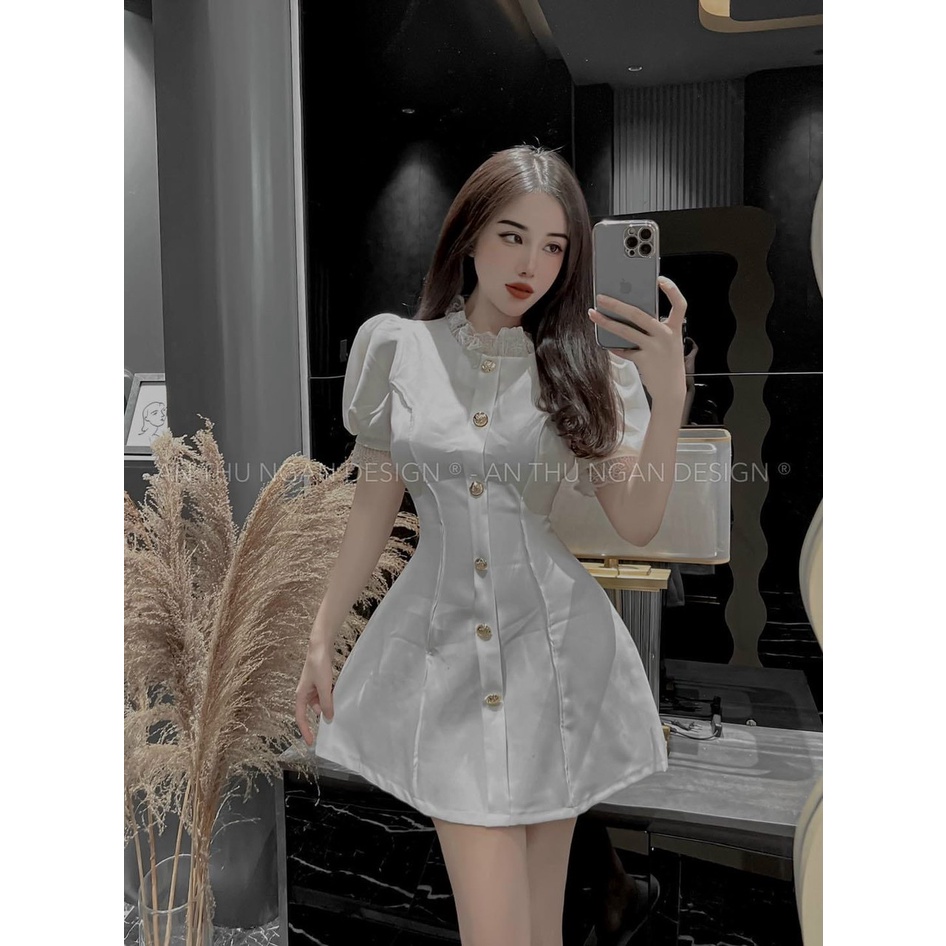 Đầm váy nữ tiểu thư phối ren sang chảnh dành cho các nàng yêu đi chơi hoặc dự tiệc siêu xinh