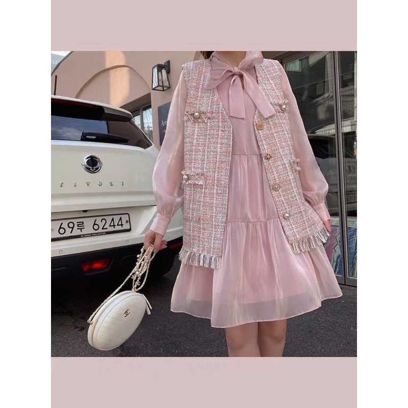 Váy babydoll Ullzang xếp tầng / Mina’s house. / redcard464 | BigBuy360 - bigbuy360.vn