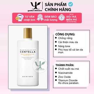 Kem chống nắng Skin1004 nâng tông da Madagascar Centella Air-Fit Suncream SPF50+/PA++++ 50ml