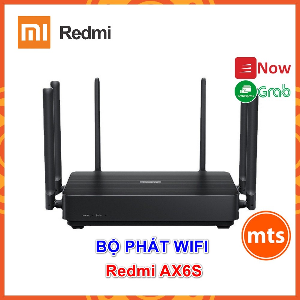 Bộ phát Wifi Router Xiaomi Redmi AX6S hỗ trợ - Wifi 6 - Mesh - 248 thiết bị - Minh Tín Shop