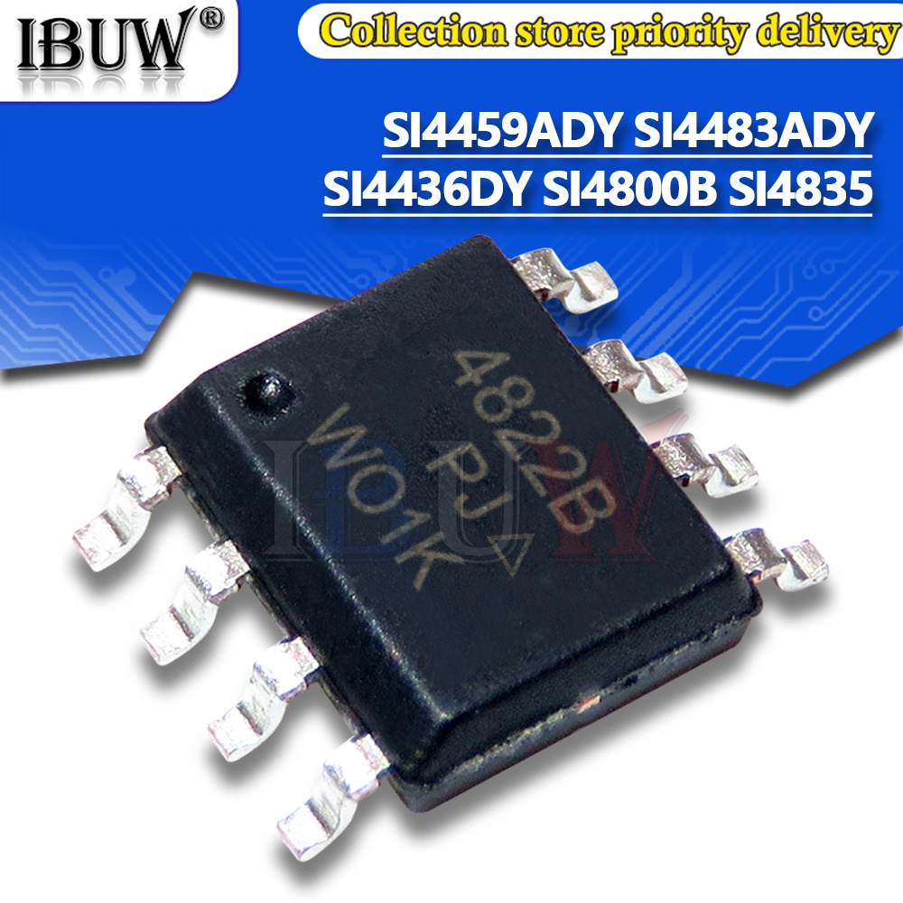 Bộ 10 Chip SI4436DY-T1-E3 SI4459ADY SI4483ADY SI4800B SI4835 SI4436 SI4459 SI4483 SI4800 Si48 4436DY SOP8