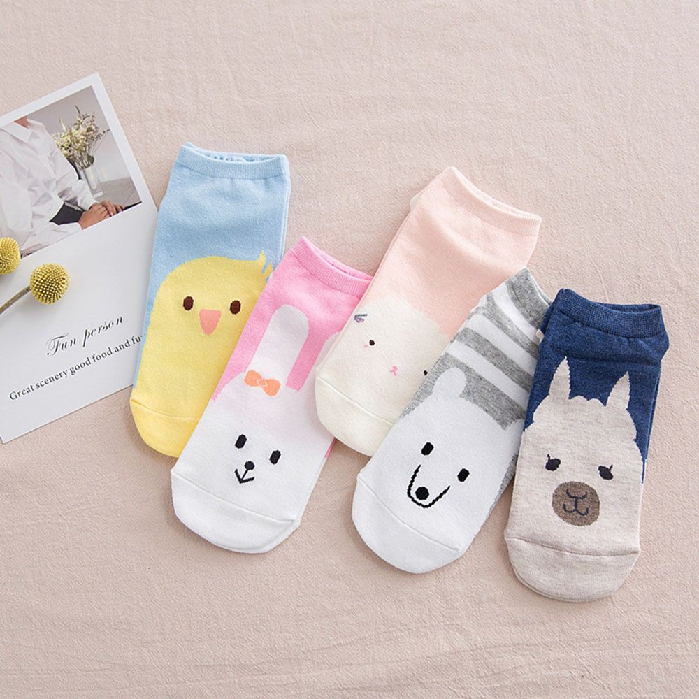 Vớ cổ ngắn hình thú dễ thương dành cho nữ