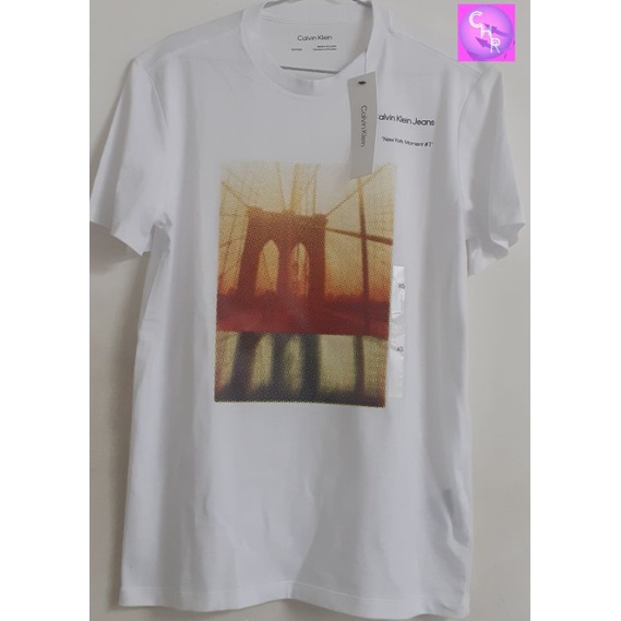 Áo thun nam xách tay Mỹ Calvin Klein size XS/S