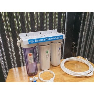 Bộ tiền lọc thô 3 cấp và lõi.