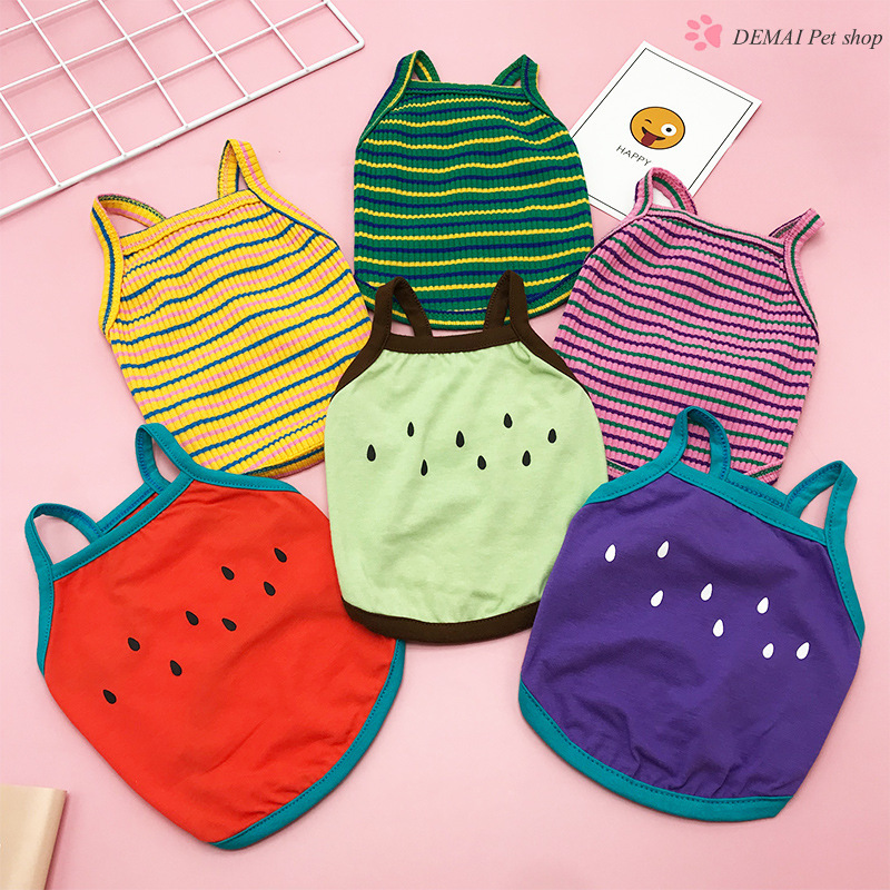 Quần áo chó con mèo áo vest
