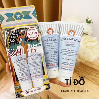 FIRST AID BEAUTY - [CÓ TÁCH LẺ] Bộ Hotsy Totsy (Kem Dưỡng + Sữa Rửa Mặt)