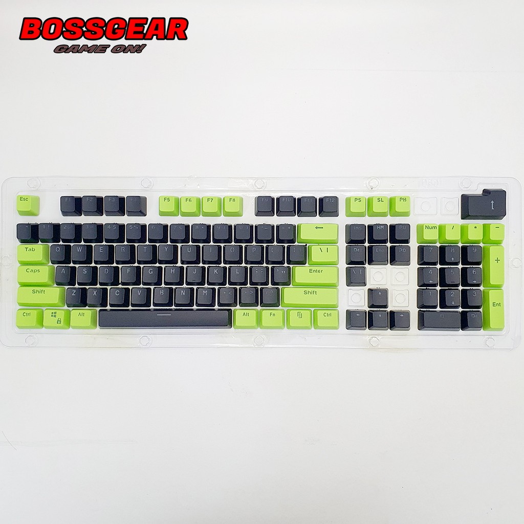 Bộ Keycap PBT 106 BG1-v2 Phím Double Shot Xuyên LED ( OEM Profile, Ansi layout )