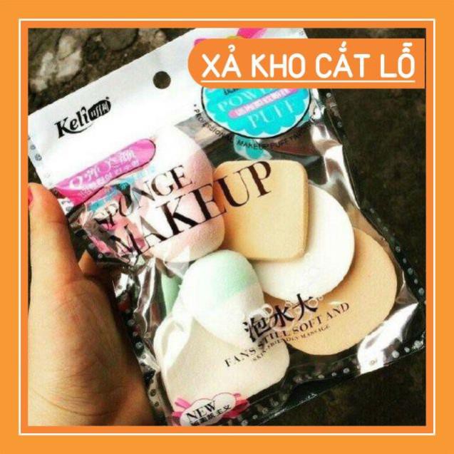 [Giá siêu sỉ] Bộ 6 Bông Mút Trang Điểm Keli Sponge Makeup | BigBuy360 - bigbuy360.vn