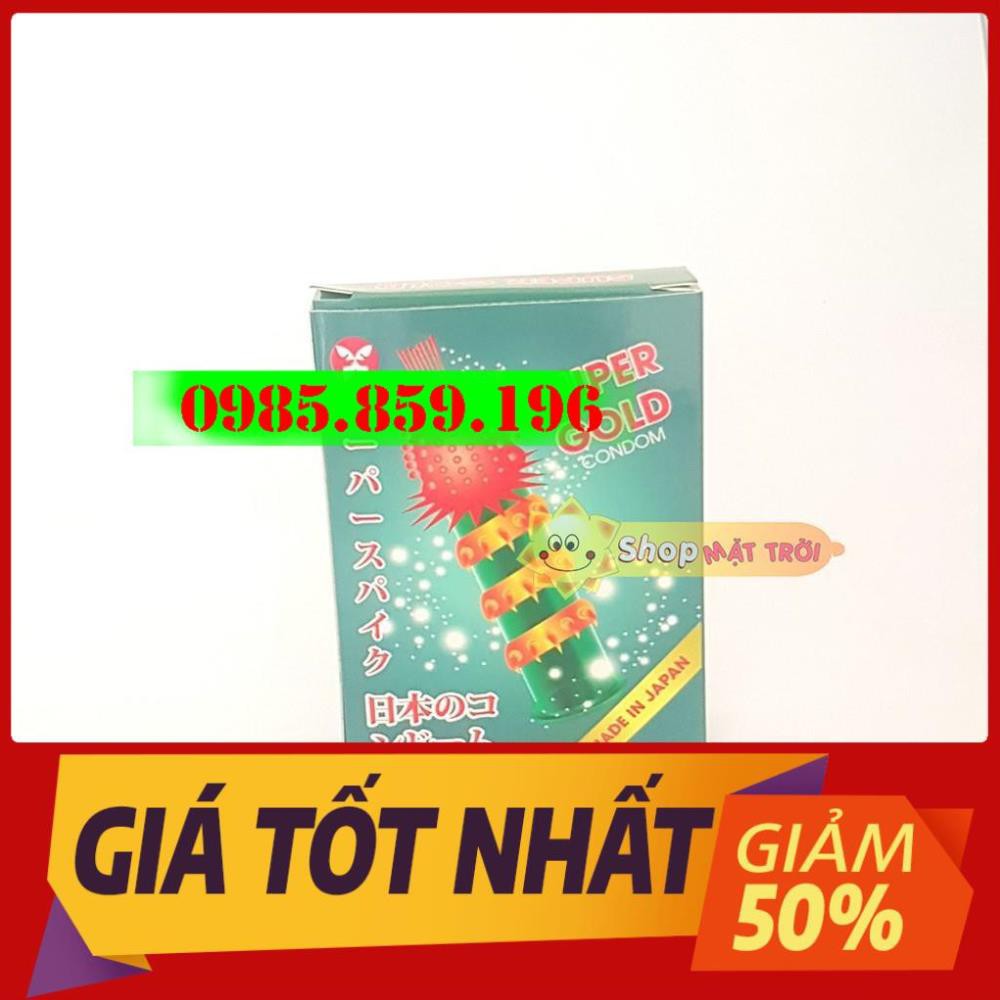 [chính hãng]Bao cao su Super gold nhật bản[Siêu Gai]