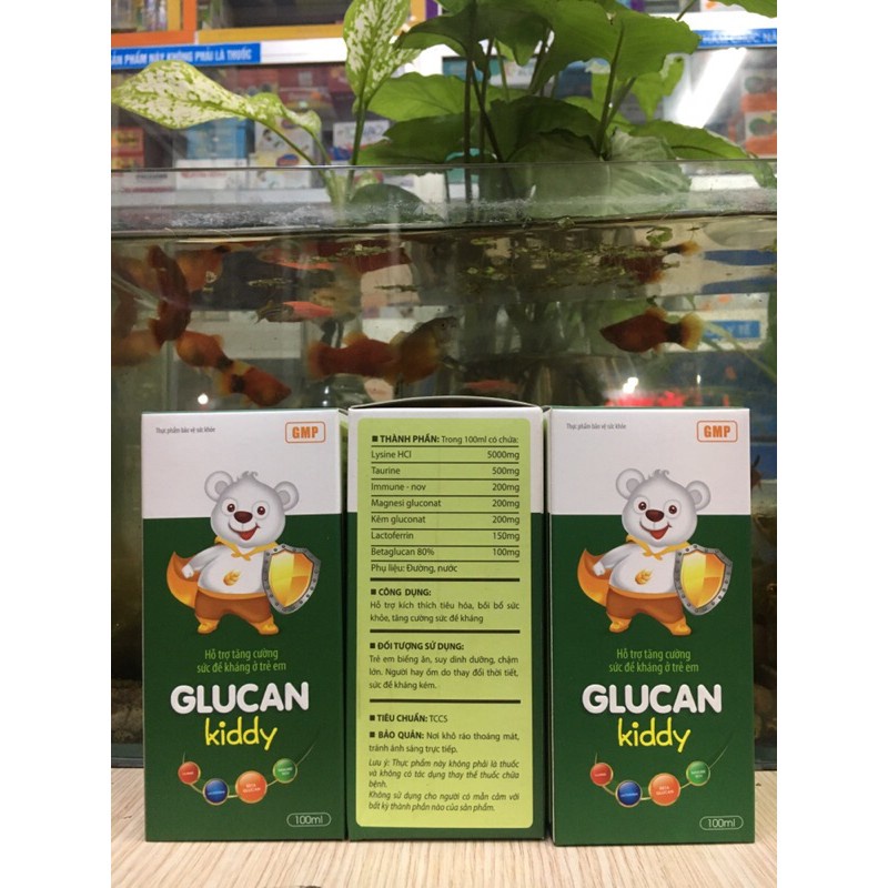 GLUCAN kiddy tăng cường đề kháng cho bé chai 100ml
