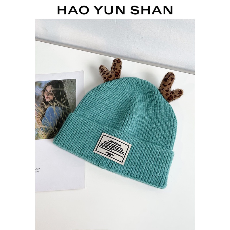 Mũ len trùm tai giữ ấm phong cách Hàn Quốc dễ thương cho nữ