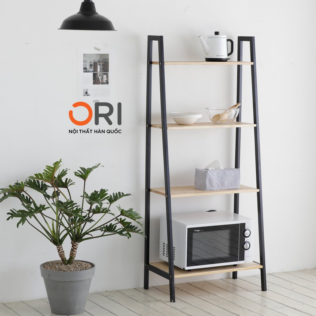 [ĐỪNG BỎ LỠ] Kệ Sách Trang Trí Hàn Quốc Bằng Gỗ Thông 4 Tầng - A BOOKSHELF 4F - ORI NỘI THẤT HÀN QUỐC