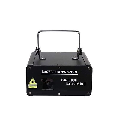 Đèn Bay Phòng Laser 12in1 Chiếu Hình 3D Đi Cảnh Phòng Bay