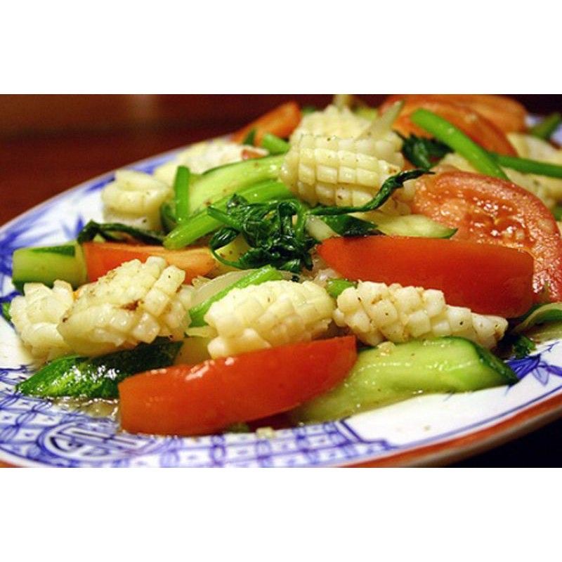 Mực cắt hoa, cắt bông tươi ngon 1kg (giao hỏa tốc TPHCM)