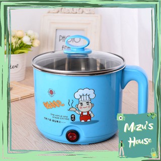 [TẶNG SỬNG HẤP] Nồi nấu lẩu mì mini - ca nấu mì với thiết kế sang trọng - chống dính không gỉ cao cấp