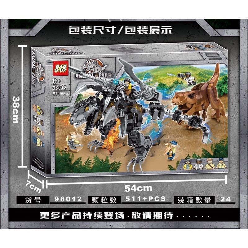 Lego con trai lắp ghép khủng Long bạo chúa Lắp Ráp xếp hình Lego Jurassic World Dinosaur