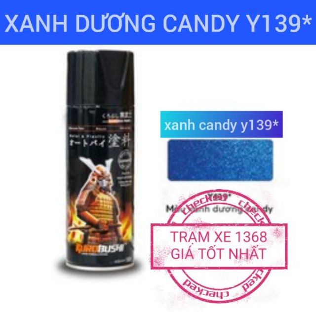  SƠN SAMURAI MÀU XANH DƯƠNG CANDY Y139 - XANH BIỂN CANDY