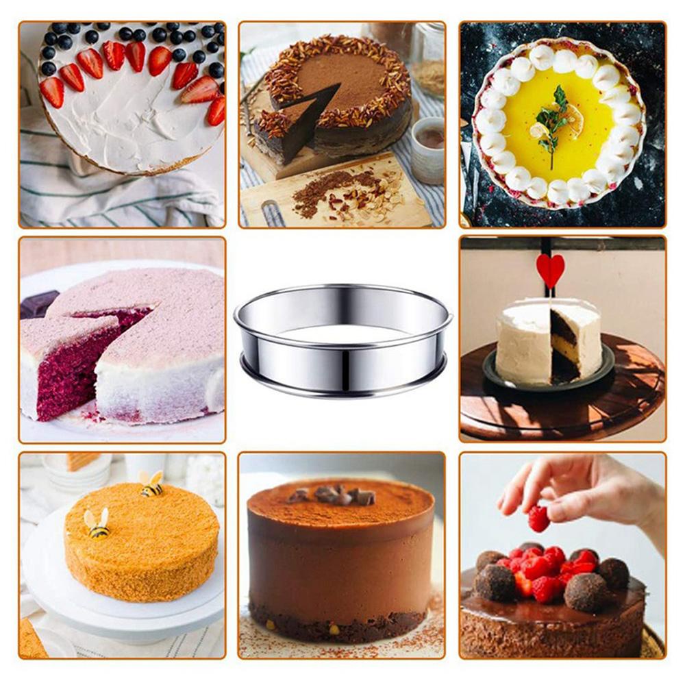 Khuôn Làm Bánh Tart Hai Cuộn Bằng Kim Loại Siêu Bền