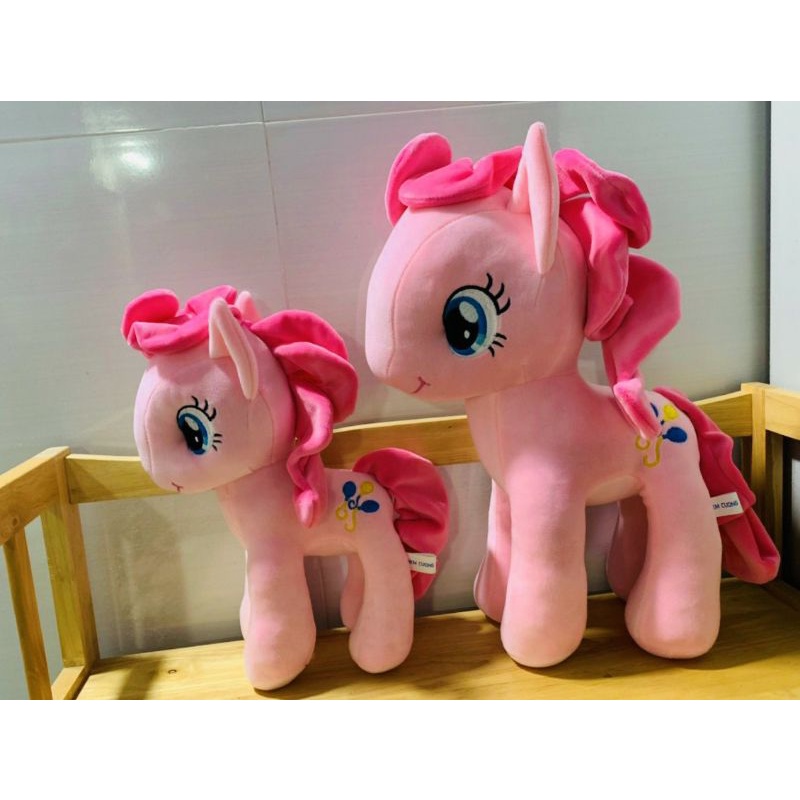 Ngựa Pony nhồi bông dễ thương 2 size - Thú bông Ngựa Pony cho bé