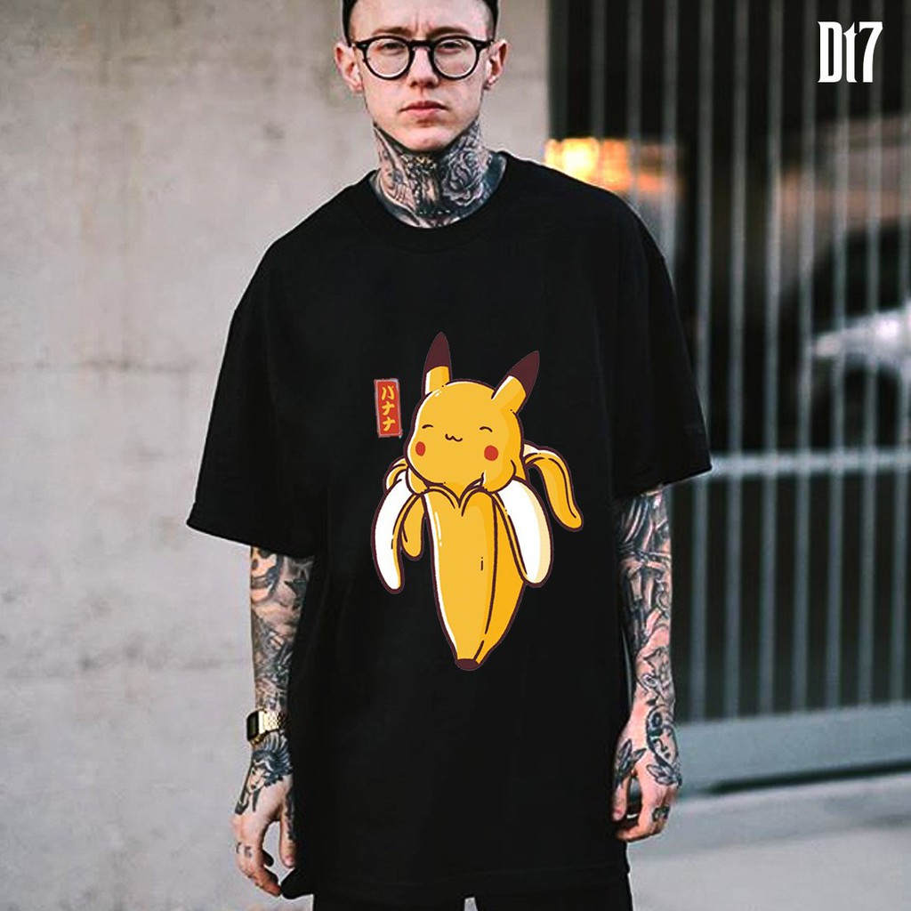 🔥Dt7🔥 Áo Thun Unisex Hình Quả Chuối Nam Nữ Độc Lạ, Áo Đôi Nam Nữ Hoạt Hình