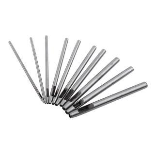 Set 10 Dụng Cụ Đục Lỗ 0.5-5mm Cho Đồ Da Thủ Công