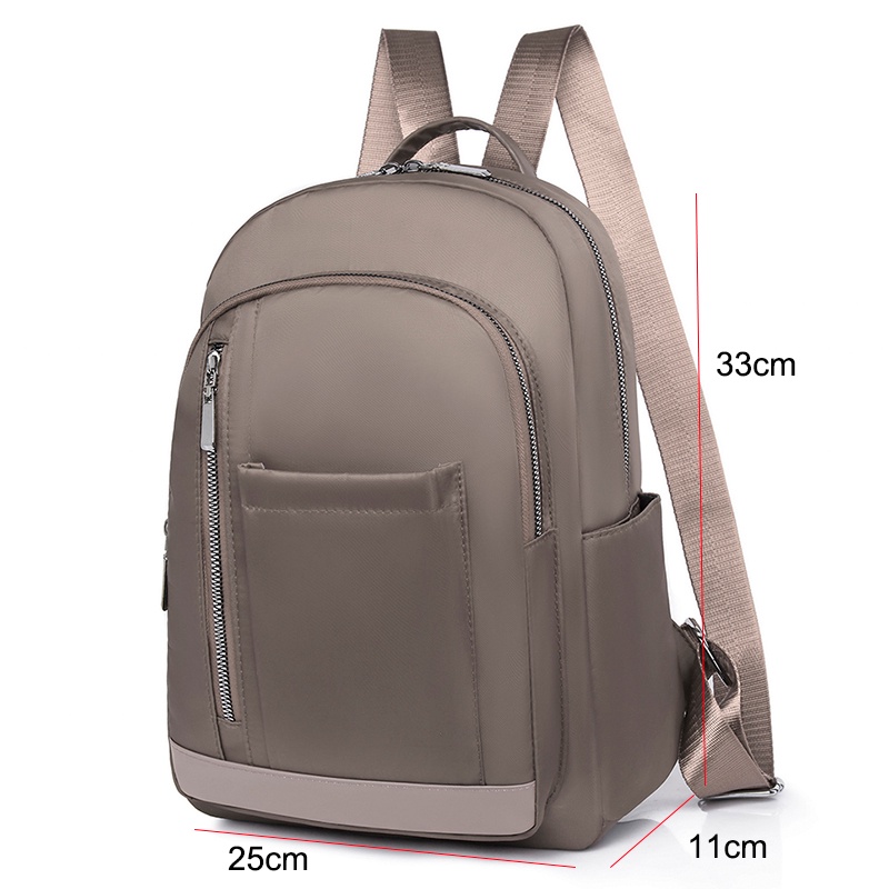 Ba Lô Đi Học Vải Canvas Siêu Nhẹ Thiết Kế Cỡ Lớn Thời Trang Xinh Xắn Cho Nữ