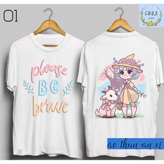 BTS 1: Áo Thun unisex in 2 mặt dễ thương kiểu hàn quốc