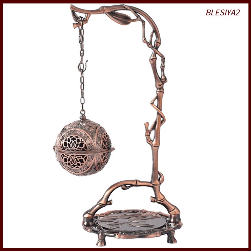 Chinese Alloy Dragon Hanging Backflow Incense Burner Office Bedroom~Bronze
