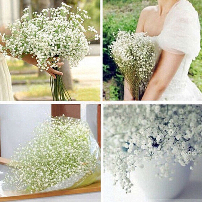 Bó hoa Gypsophila nhân tạo bằng lụa cho trang trí tiệc cưới