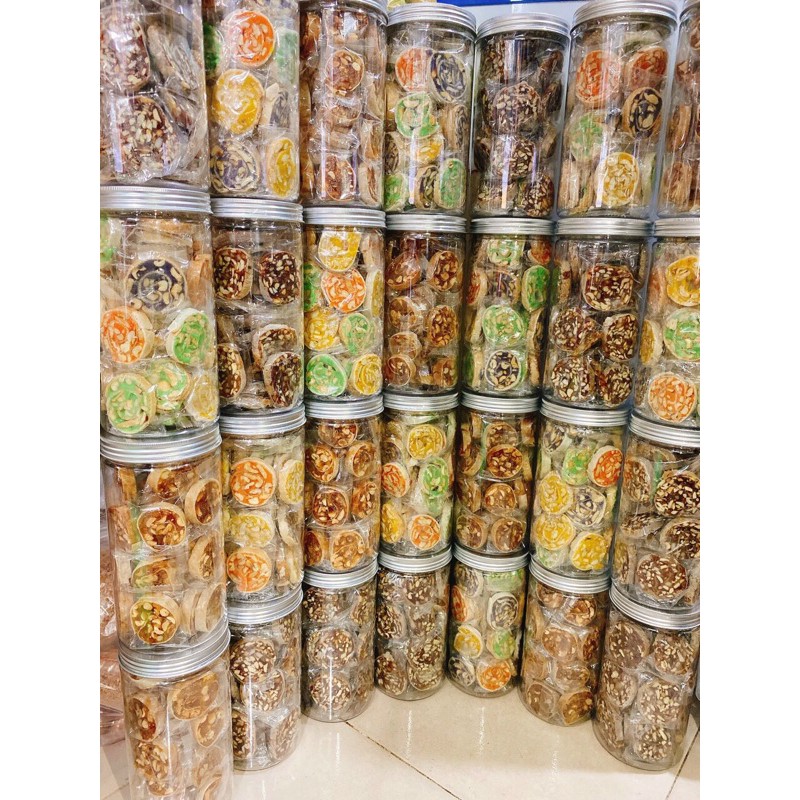 kẹo cuộn đủ loại