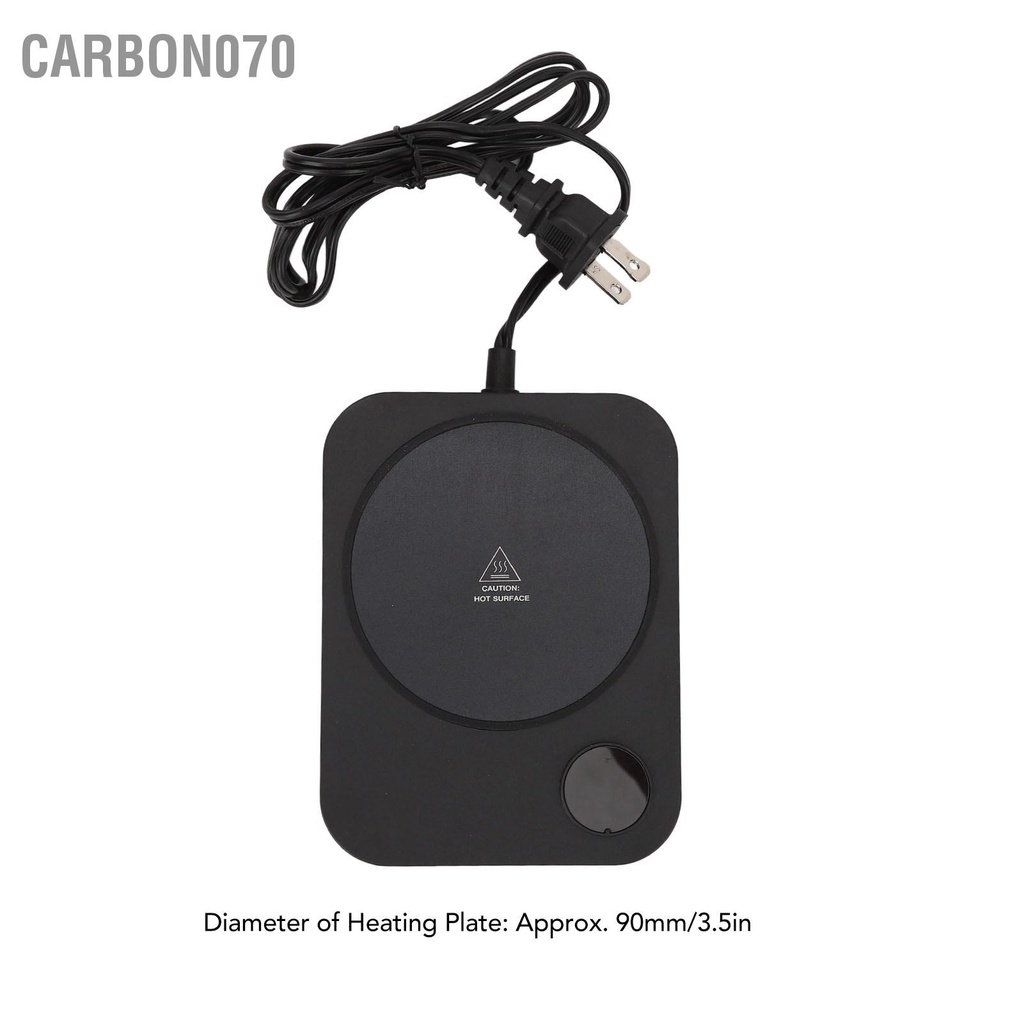 [Hàng Sẵn] Đế hâm nóng đồ uống Giữ Nhiệt Sữa, Cà Phê , Nước tự động tắt US Plug AC100‑240V【Carbon070】