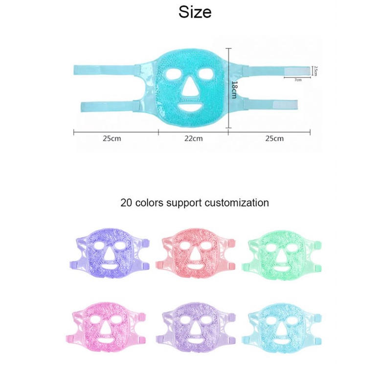 Mặt nạ gel PVC làm mát giảm mệt mỏi có thể tái sử dụng | BigBuy360 - bigbuy360.vn