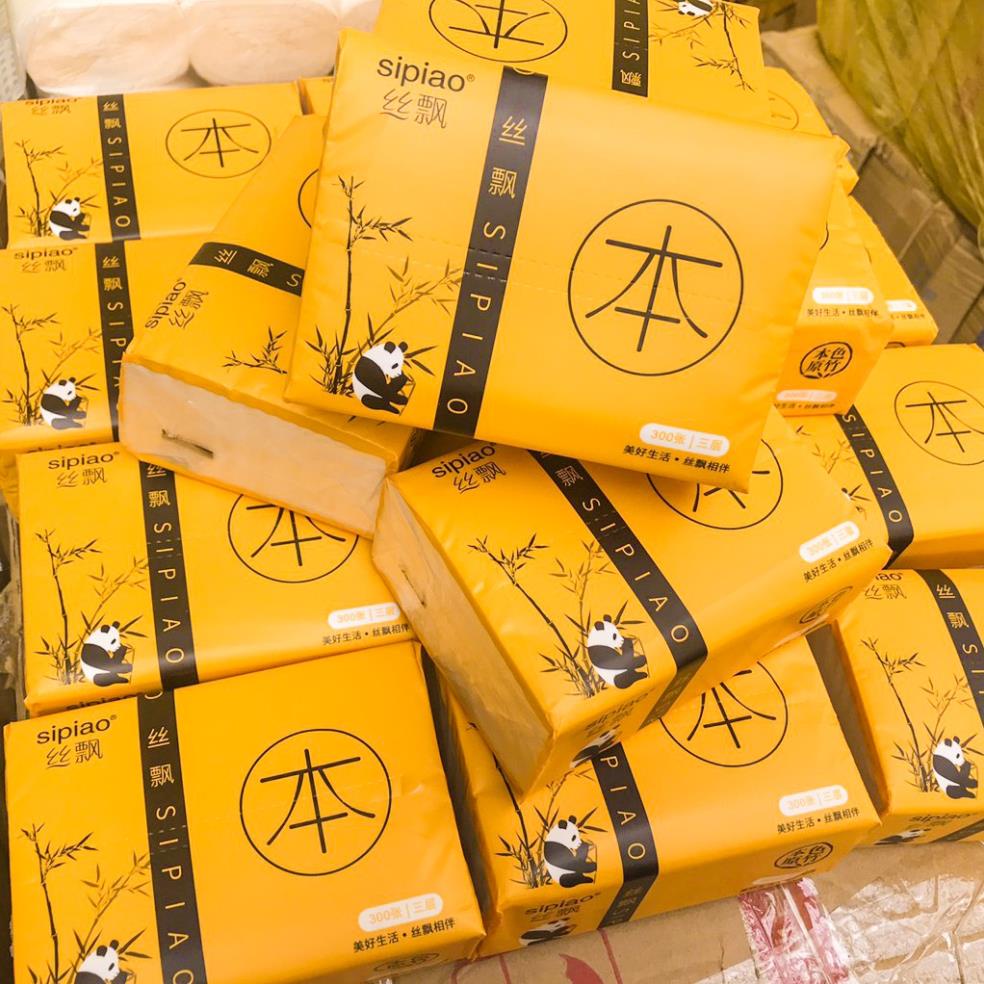 SIÊU HOT Thùng 30 Gói Giấy Ăn Gấu Trúc Sipiao