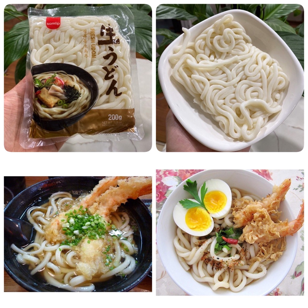COMBO 1 gói mì tươi udon 200g + 250g xốt tương đen Hàn Quốc