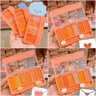 🍑 BẢNG PHẤN MẮT NOBLE PEACH 6 Ô