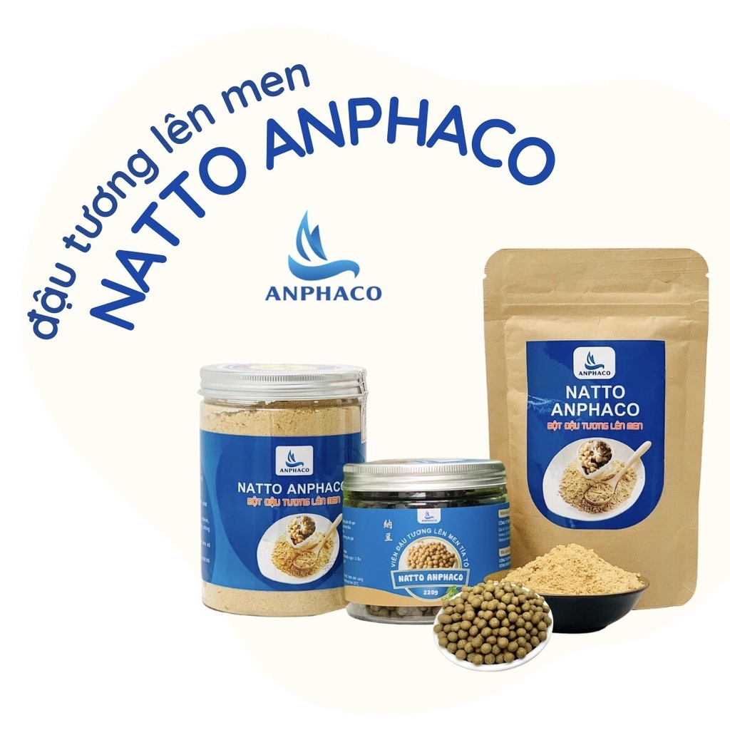 Bột đậu tương lên men Natto Anphaco