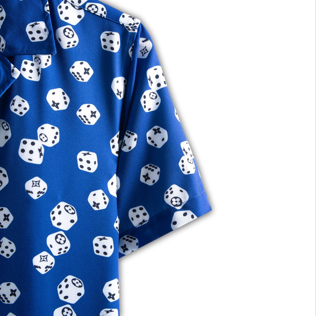 Áo sơ mi nam họa tiết tay ngắn Sock Deer Dice Shirt ASM217 ZUMAN form suông, chất lụa chéo cao cấp, thoáng mát | BigBuy360 - bigbuy360.vn