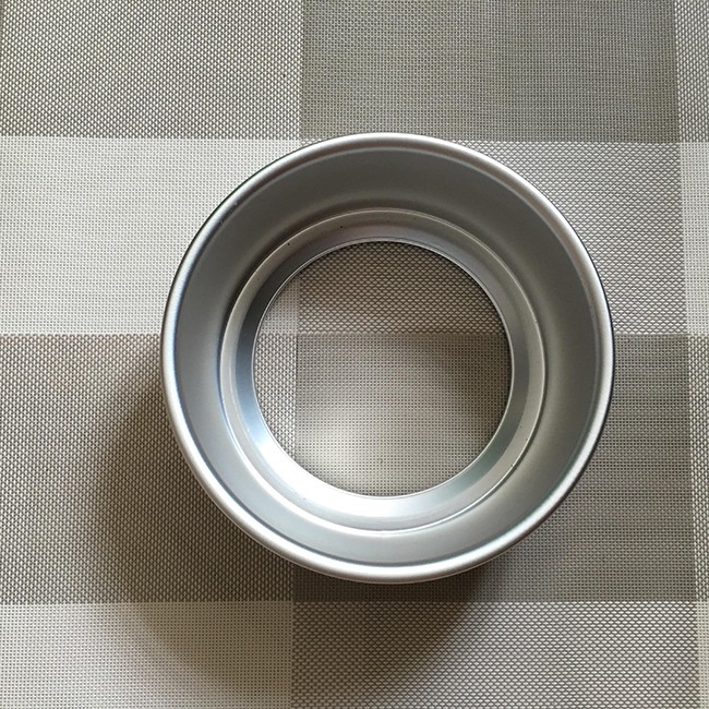 HCM - Khuôn nhôm M5 12.5cm nguyên khối tròn đế rời làm bông lan