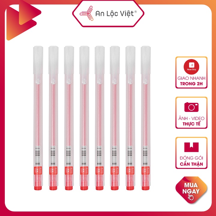 Set 5 Bút Mực Gel Resun JH5110H-1 Nhiều Màu, Nét Mực Trơn Mượt Thích Hợp Ghi Chép