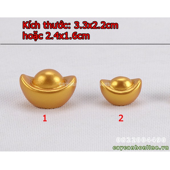 Thỏi vàng tài lộc mô hình cục vàng phong thủy may mắn | BigBuy360 - bigbuy360.vn