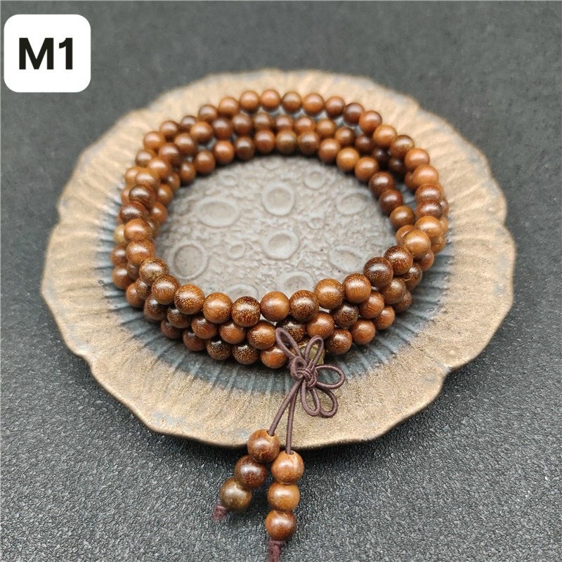Vòng tay gỗ đàn hương cổ điển GJK444