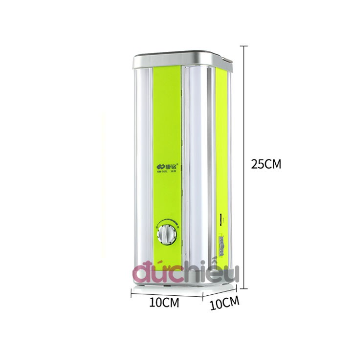 Đèn sạc tích điện siêu sáng 4 góc 360 độ 100 chip LED - Đức Hiếu Shop