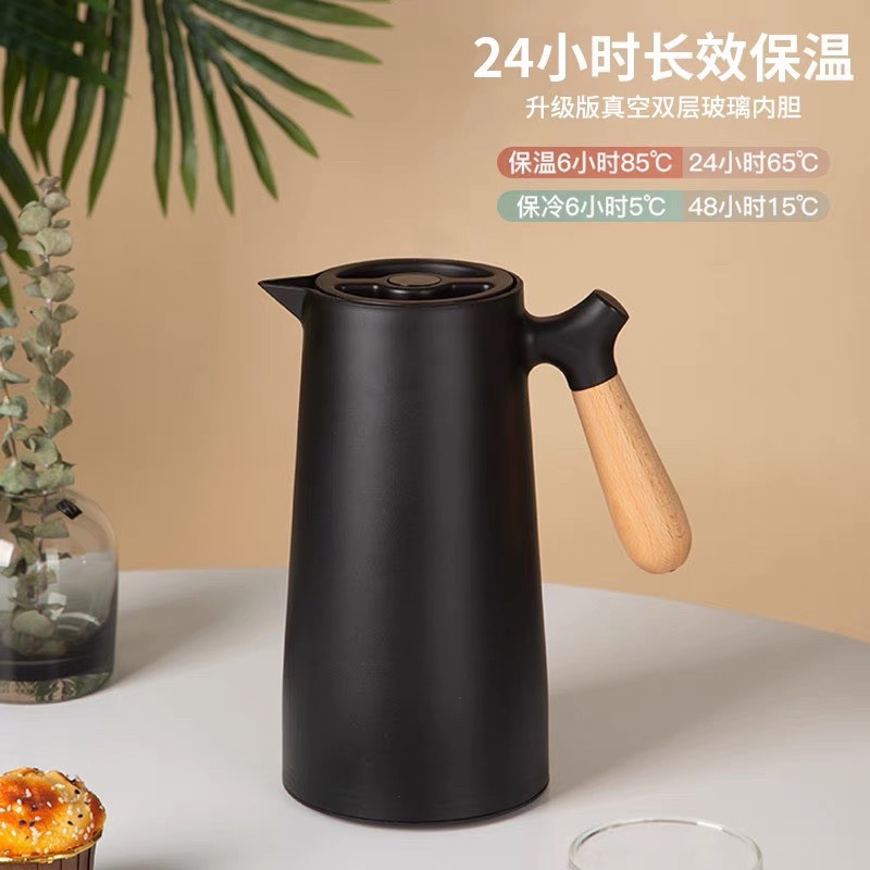 BÌNH NƯỚC GIỮ NHIỆT CÁN GỖ