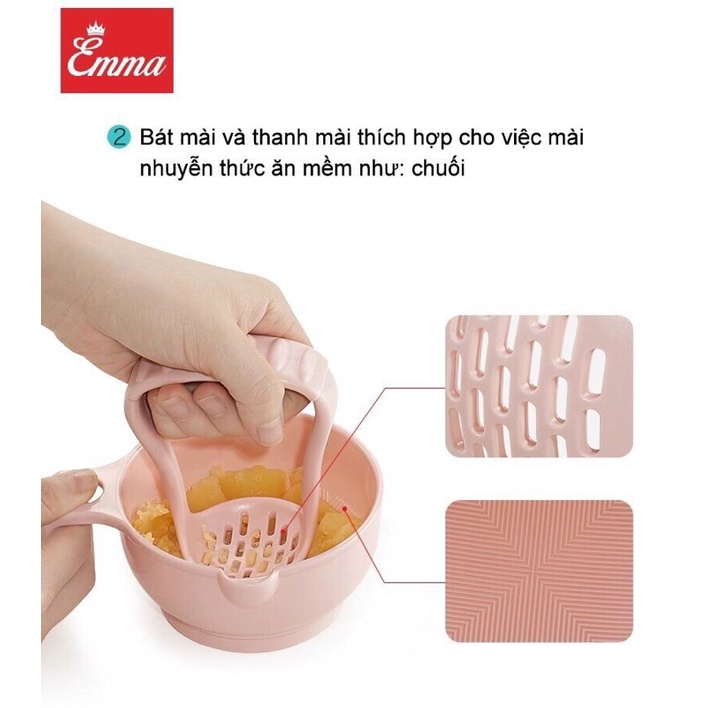 Bộ chế biến ăn dặm Emma Kids Hàn Quốc 7 chi tiết