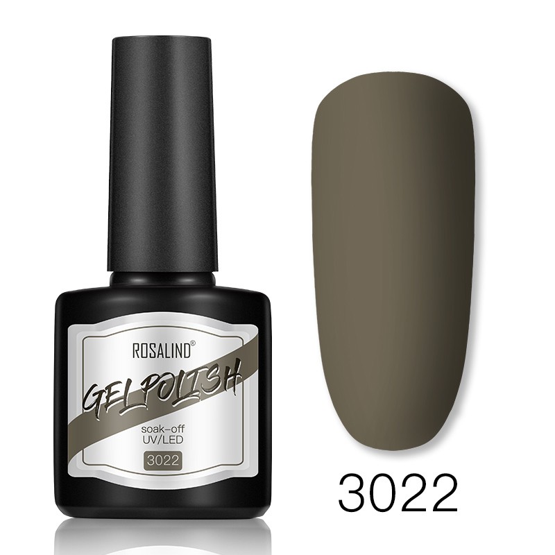 Lọ Gel Sơn Móng Tay Rosalind 3021-3040 Màu Sắc Sáng Bóng 8ml