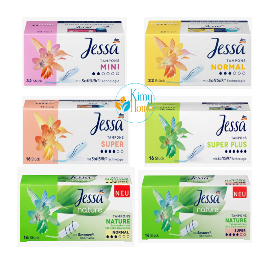 Hộp băng vệ sinh Tampon Jessa Đức